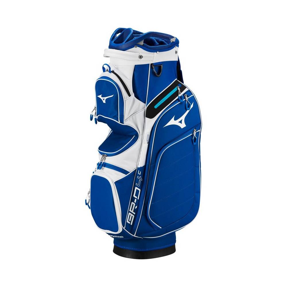 Mens Mizuno BR-D4C Cart Bag Blue/White Philippines (JIMSEC169)